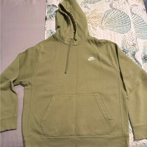Nike Men's Sage Green Pullover Hoodie